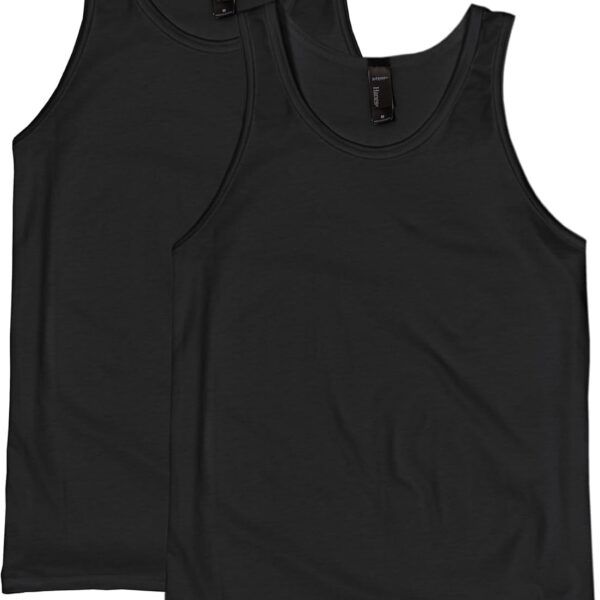 Hanes Men’s Performance Tank, X-Temp Moisture-Wicking Tank Top, Solid Colors, 2-Pack