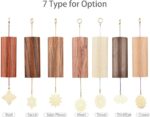 Chakra Chimes Natural Bamboo Wind Chimes Meditation Chord Windchime Wind Bell for Home Decoration Zen Mindfulness Heart Chakra - Image 6