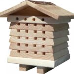 Interactive Wooden Bee House - Pollinator Bee Management System