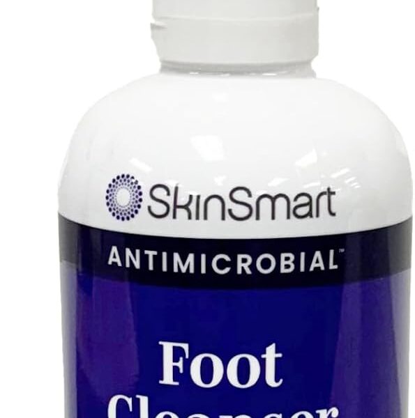 SkinSmart Daily Foot Cleanser for At-Risk Feet, Removes Bacteria to Help Avoid Infections, 8 ounce Spray
