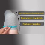 5pcs Soft Elastic Thickened Cotton Breathable Protective Stump Socks for Below Knee Amputees - Image 4