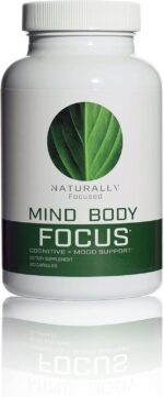 Mind Body Focus | Natural Nootropic Brain Supplement for Focus, Memory and Mood Support - Mental Clarity, Concentration and Cognitive Performance with Mucuna, Bacopa, Rhodiola, Phosphatidylcholine