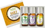 Healing Solutions - Blessing Set Essential Oil Kit (3x10ml) Variety Pack for Aromatherapy Diffusers Daily (Lavender Lemon Peppermint) - Lemon Lavender and Mint Essential Oil - Aromatherapy Oils
