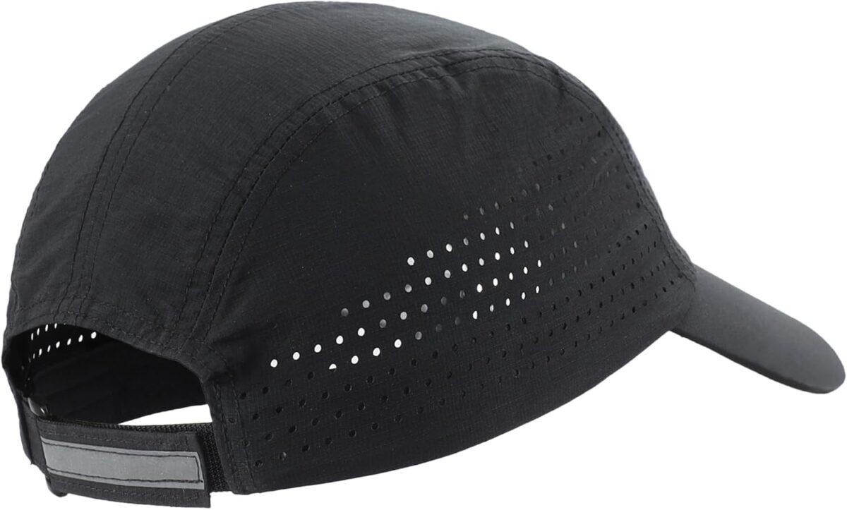 Connectyle Men's Breathable Run Hat Quick Dry Reflective Sport Cap Adjustable Lightweight Baseball Hat Unstructured Design - Image 3