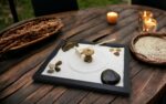 Zen Sand Garden for Desk with Rake, Rocks and Figures (Medium) - Image 3
