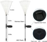 Anordsem Solar Fireworks Lights for Outdoor:Garden Light Waterproof for Yard Outside Decoration-Sparkler Stick LEDs for Pathway Lawn -Twinkle Lamp Powered Walkway Stake Party 4 Pack Warm White - Image 4