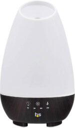 HealthSmart 500ML Essential Oil Diffuser for Large Rooms, Cool Mist Humidifier and Aromatherapy Diffuser, Adjustable Timer, Mist Mode and 7 LED Light Colors, White (Pack of 1) - Image 4