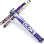 GloFX 7.5-inch Purple Liquid Kaleidoscope Tube - Colorful Kaleidoscopes for Adults, Flow Toys Rave Glitter Wands - Sensory Glitter Wands and Rave Toys