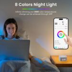 Sound Machine Alarm Clock, 32 Soothing Sounds, Night Lights Bluetooth Speaker, App Control White Noise Machine with Dimmable Clock, Noise Machine for Baby, Kids, Teens, Adult, Best Birthday Gift Ideas - Image 5