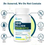 Probiotics for Women Men: 300 Billion CFU Probiotic High Potency + 12 Strains Organic Probiotics with Prebiotics, Daily Probiotic Supplement for Digestive, Gut, Immune and Bloating Health, 60 Capsules - Image 7