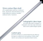 Lumina Twirl™ Baton v2 LED Light Up Twirling Baton - Silver - Image 3