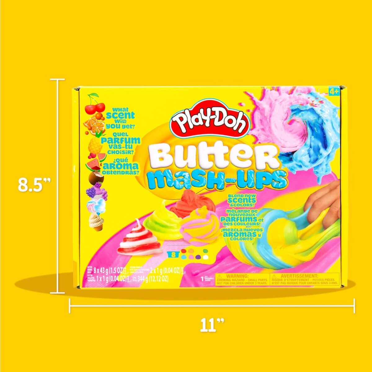Play-Doh Scented Butter Mash-Ups, 8 Playdoh Pack, Sensory Dough, Playdoh Kit, Gifts for Kids, Popular Kids Toys, Party Favors for Kids 8-12, Compound Packs, Kids Gifts 8-12, Kids Girl Toys - Image 7