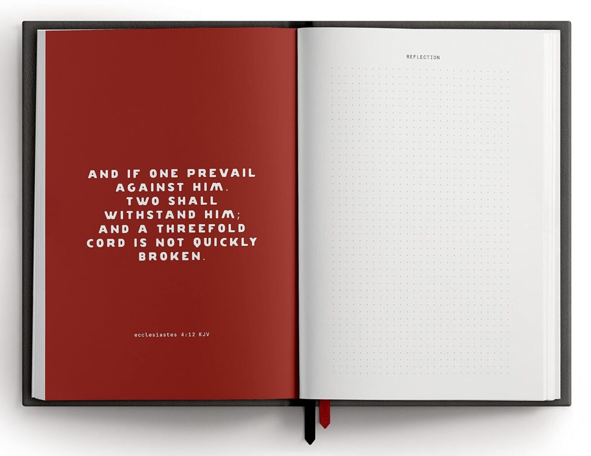 The Prayer Journal for Him: A Daily Christian Journal for Men to Practice Gratitude, Reduce Anxiety and Strengthen Your Faith (Premium Vegan Leather Hardcover) - Image 5