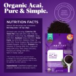 Navitas Organics Acai Powder, 4oz. Bag 38 Servings — Organic Non-GMO, Freeze-Dried, Gluten-Free… - Image 2