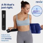 REVIX Ice Pack for Injuries Reusable Gel for Lower Back, Cold Packs for Back Shoulder, Elbow, Hip, Leg, Wrap Around Entire Knee, Soft Cold Compress,16 × 9" Navy - Image 5