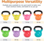 Amazon Basics Vinyl Kettlebell - Image 4