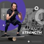 Yes4All Balance Board Sports Trainer, Surf Trainer Board With Adjustable Stoppers, Improve Core Strength and Balance Control - Image 5