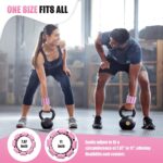 Pilates Wrist Ankle Weights for Women, Wearable Strong Arm & Leg Weights Set of 2(1 lb/2.2 lbs Each), Adjustable Ankle Weights for Walking, Yoga, Dance, Barre, Gym - Image 6