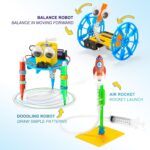 STEM Robotics Kits for Kids Age 8-12 8-10, Science Kits for Kids 5-7, STEM Toys for Boys Age 6 7 8 9 10 12 13 14 Girls Boys Birthday Gifts, Robot Building Crafts 6-8 Engineering Motor Set - Image 2