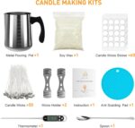 Ohcans Candle Making Kit Supplies for Beginners, Soy Wax DIY Candle Making for Adults, with 900ml Candle Make Pouring Pot, Candle Wicks, Wicks Sticker, Wicks Holder,Soy Candle Wax - Image 7