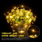 Brightown 24 Pack Fairy Lights Battery Operated String Lights - 7 ft 20 LED Mini String Lights Waterproof Silver Wire Firefly Lights for Vases Mason Jars DIY Crafts Plants Table Centerpieces Wedding - Image 3