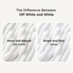 Bedsure White Throw Blanket for Couch - GentleSoft Cozy Soft Blankets for Women, Cute Small Fleece Throws for Girls, Birthday Gifts for Women, Mothers Day Decor Gifts for Mom, Off White, 50x60 Inches - Image 6