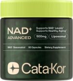 NMN Supplement Alternative - Liposomal NAD w/Resveratrol - High Purity NAD Supplement for Anti-Aging, Energy, Focus