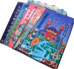 urns Foldable Smart Intelligent Muslim Prayer Rug - Electronic Islamic Prayer Carpet Mat, Adult/Kids, Blue, Medium, Machine-Made Cotton, Non Slip, Spot Clean Only - Image 4