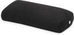 Gaiam Yoga Bolster - Long, Rectangular Meditation Pillow - Supportive Cushion for Restorative Yoga and Sitting on the Floor - Built-In Carrying Handle - Machine Washable Cover'