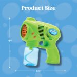 JOYIN 2 Kids Bubble Gun with 2 Bottles Refill Solution, Bubble Machine Gun for Toddlers 1-3 Kids 4-8, Party Favors, Summer Toy, Outdoors, Easter, Birthday Gift - Image 6