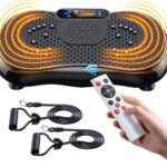 Vibration Plate Exercise Machine, PBYRD Lymphatic Drainage Machine for Weight Loss, Full Body Workout Vibrate Fitness Platform, Helps Toning Shaping Wellness Home Gyms Workout - Max User Weight 330lbs