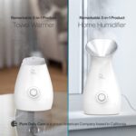NanoSteamer Large 3-in-1 Nano Ionic Facial Steamer with Precise Temp Control - Humidifier - Unclogs Pores - Blackheads - Spa Quality - Bonus 5 Piece Stainless Steel Skin Kit (Silver) - Image 6