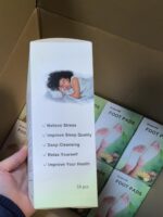 Lymphatic Drainage Ginger Foot Pads 50 Pads - Ginger Oil Foot Patches Deep Cleansing Sleep Aids Relieve Stress and Fatigue Improve Sleep Quality - Image 9