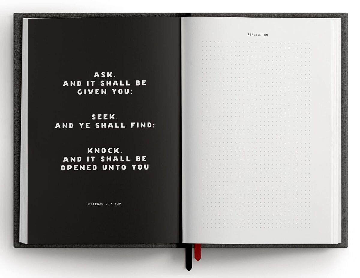 The Prayer Journal for Him: A Daily Christian Journal for Men to Practice Gratitude, Reduce Anxiety and Strengthen Your Faith (Premium Vegan Leather Hardcover) - Image 6