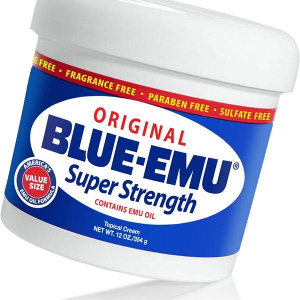 Blue Emu Muscle and Joint Deep Soothing Original Analgesic Cream, 1 Pack 12oz