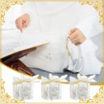 Landical 8 Pcs Islamic Prayer Beads Ramadan Eid Gifts Muslim Party Favors Pearl Prayer Beads Islamic Wedding Gifts for Ramadan Eid Hajj Umrah Wedding Baby Shower - Image 4