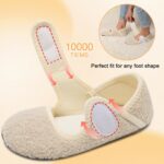 Comfy House Slippers for Women Men Wide Diabetic Sock Slippers Soft Slip On Slippers Cozy Barefoot House Shoes - Image 4