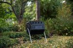 FCMP Outdoor IM4000 Dual Chamber Tumbling Composter Canadian-Made, 100% Recycled Resin - Outdoor Rotating Compost Tumbler Bin for Garden, Kitchen, and Yard Waste, Black (37 Gallon) - Image 6