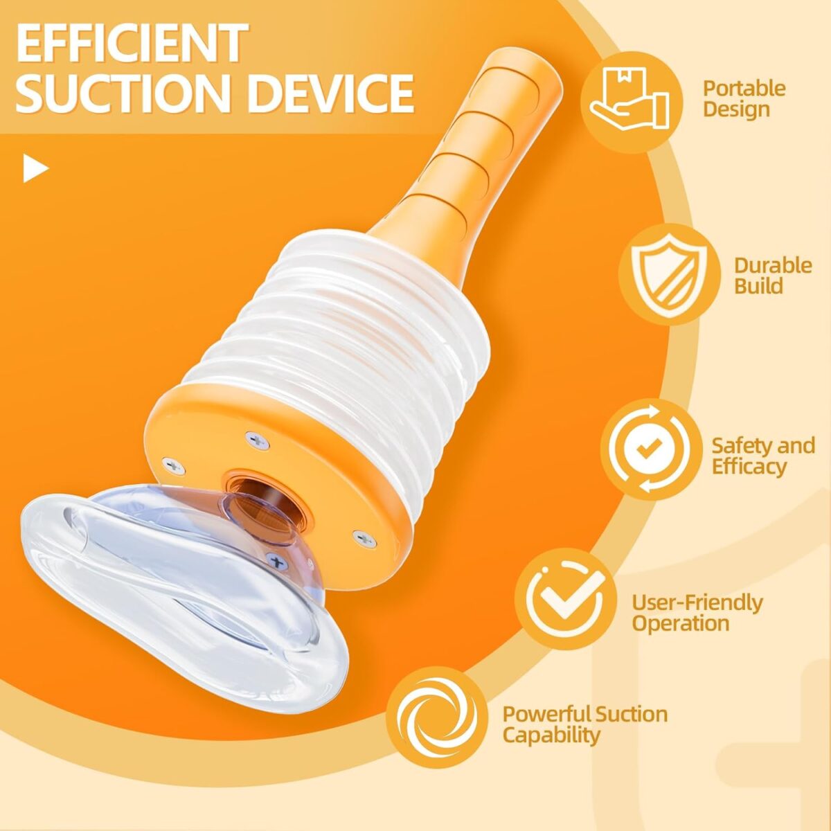 Senvok Anti Choking Device, FSA HSA Eligible, Choking Rescue Device for Kids and Adults, Portable Airway Suction Device, Heimlich Device for Home & Travel First Aid Kit - Image 5