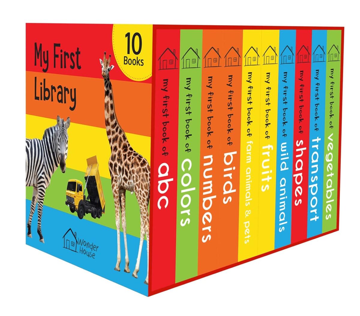 My First Library: Boxset of 10 Board Books for Kids - Image 1