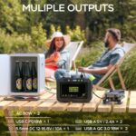 MARBERO Portable Power Station 88Wh Camping Lithium Battery Solar Generator Fast Charging with AC Outlet 120W Peak Power Bank(Solar Panel Optional) for Home Backup Outdoor Emergency RV Van Hunting - Image 2