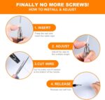 Jump Rope, High Speed Weighted Jump Rope - Premium Quality Tangle-Free - Self-Locking Screw-Free Design - Jump Ropes for Fitness - Skipping Rope for Workout Fitness, Crossfit & Home Exercises - Image 3