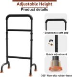 Couch Stand Assist, Ankle and Knee Surgery Recovery Aid, Versatile Chair Stand Assist-Mobility Standing Aid Rail for Elderly Height Adjustable, Lightweight (450lb Loading) - Image 4