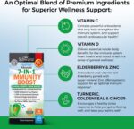 Immune Support Supplement with Zinc Vitamin C Vitamin D 5000 IU Elderberry Ginger D3 Goldenseal - Dr Approved Immunity Vitamins for Adults Women and Men - Natural Immune System Booster Defense -120ct - Image 5