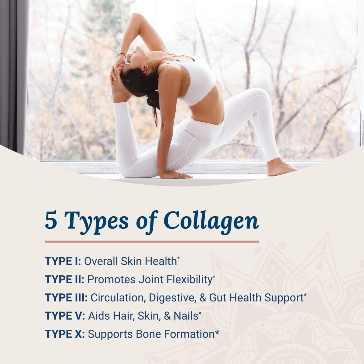 Live Conscious Beyond Collagen Multi Collagen Capsules - Types I, II, III, V & X - Hydrolyzed Blend with Biotin & Vitamin C for Hair, Skin, Nails 90 Capsules - Image 4