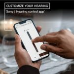 Sony CRE-C10 Self-Fitting OTC Hearing Aids for Mild to Moderate Hearing Loss, Prescription-Grade Sound Quality, Compact Virtually Invisible Design, Customizable App, and Replaceable Batteries, Black - Image 3