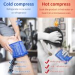Gel Ice Cold Packs - (2-Piece Set) Soft Reusable Cold/Hot Compress, Provides Alleviate Joint and Muscle Pain. Flexible Therapy from Injuries - Shoulder, Back, Knee, Neck, Ankle & More. - Image 3
