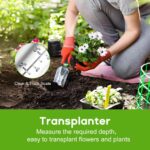 Garden Tool Set, 3 Pack Aluminum Heavy Duty Gardening Kit Includes Hand Trowel, Transplant Trowel and Cultivator Hand Rake with Soft Rubberized Non-Slip Ergonomic Handle, Garden Gifts - Image 4