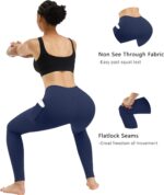 Fengbay 2 Pack High Waist Yoga Pants, Pocket Yoga Pants Tummy Control Workout Running 4 Way Stretch Yoga Leggings - Image 4