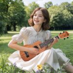 AODSK Soprano Ukulele for Beginner 21 Inch Ukelele with Gig Bag Strap Nylon String 4 Picks Holiday Gift - Image 8